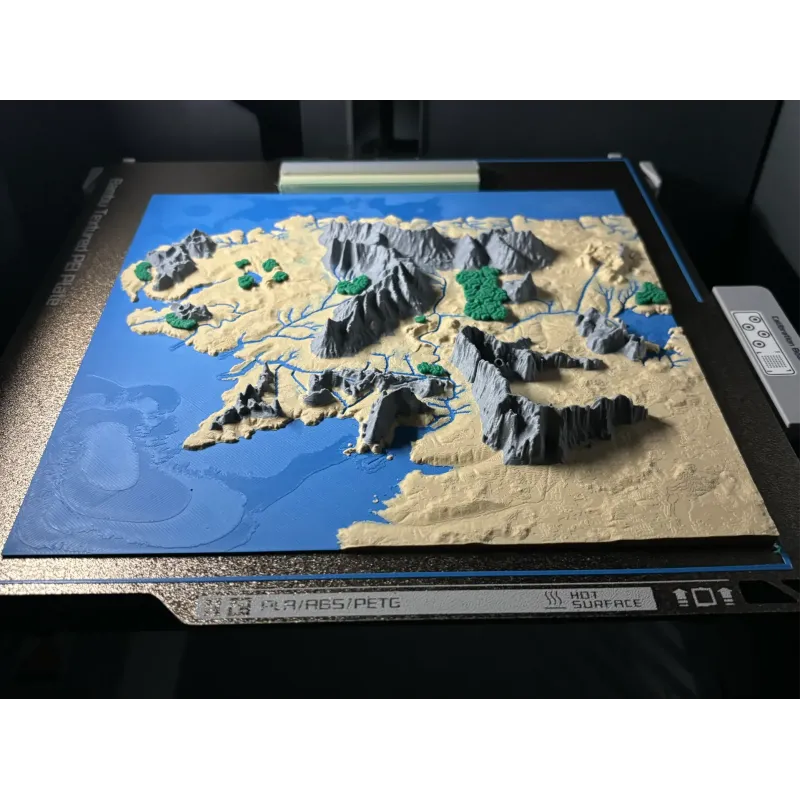 3D Map of Middle Earth